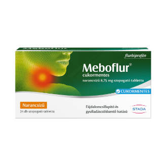 Meboflur cukormentes narancsízű 8,75 mg szopogató tabletta, 24 db