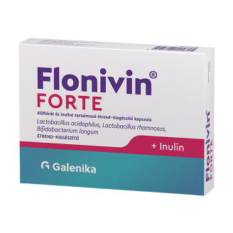 Flonivin® FORTE élőflórát és inulint tartalmazó étrend-kiegészítő kapszula, 10 db