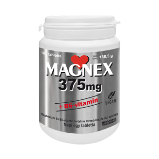 MAGNEX 375 mg + B6-vitamin tabletta, 180 db