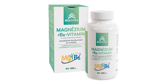 Bioextra MAGNÉZIUM +B6-VITAMIN filmtabletta, 100 db