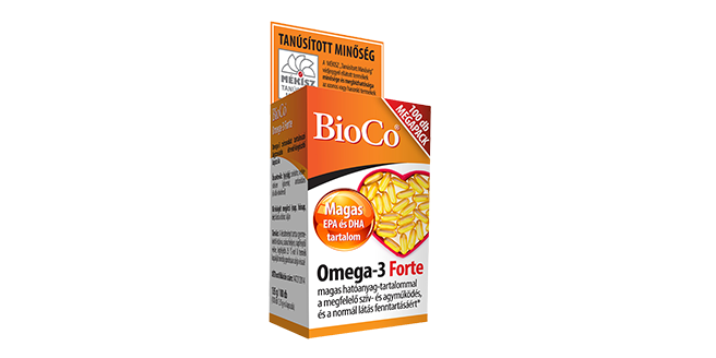 BioCo Omega-3 Forte MEGAPACK kapszula, 100 db