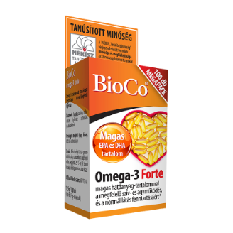 BioCo Omega-3 Forte MEGAPACK kapszula, 100 db