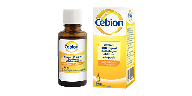 Cebion 100 mg/ml belsőleges oldatos cseppek, 30 ml