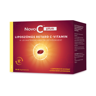 Novo C® plus liposzómás retard C-vitamin kapszula, 90 db