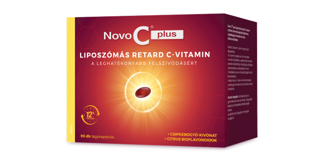 Novo C® plus liposzómás retard C-vitamin kapszula, 90 db