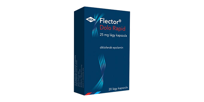 Flector Dolo Rapid 25 mg lágy kapszula, 20 db