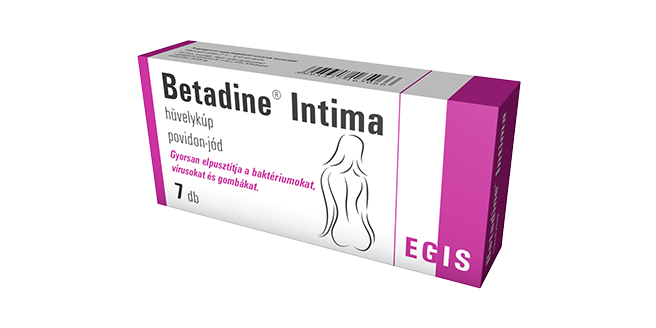 Betadine® Intima hüvelykúp, 7 db