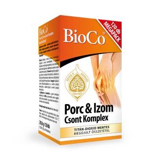 BioCo MEGAPACK Porc & Izom Csont Komplex kondroitinnel filmtabletta, 120 db