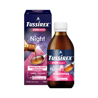 Tussirex Night köhögés elleni szirup, 120 ml