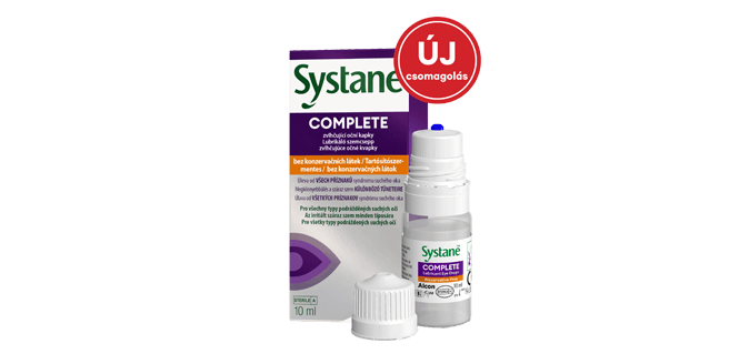 Systane Complete tartósítószer- mentes lubrikáló szemcsepp, 10ml