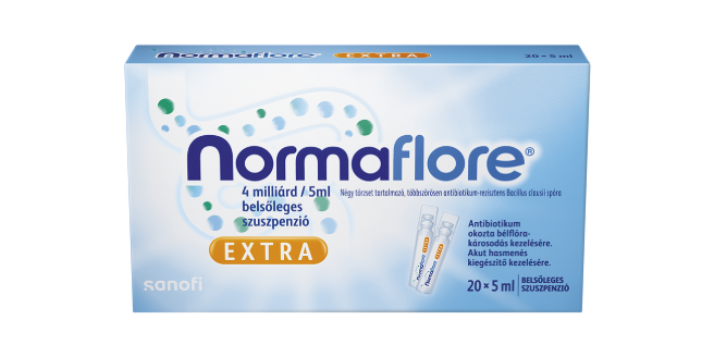 Normaflore Extra 4 milliárd/5 ml belsőleges szuszpenzió, 20x5ml