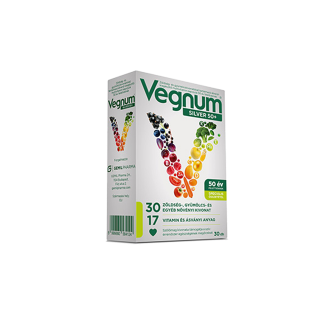 Vegnum Silver 50+ étrend-kiegészítő multivitamin kapszula 30x