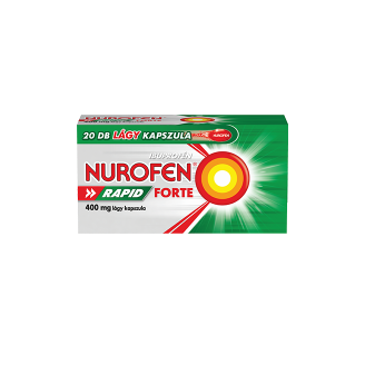 Nurofen Rapid Forte 400 mg lágy kapszula, 30 db