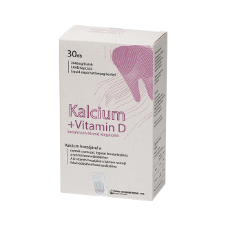 Bio Vitality Kalcium vitamin D kapszula, 30 db