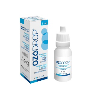 OZODROP ® védelmet nyújtó és nedvesítő szemcsepp felnőtteknek és gyerekeknek, 8 ml