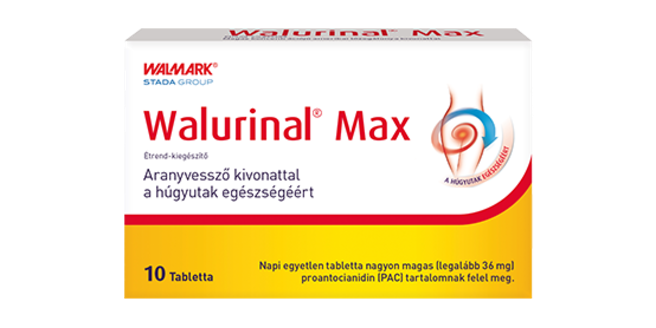 Walurinal® Max Aranyvesszővel tabletta, 10 db