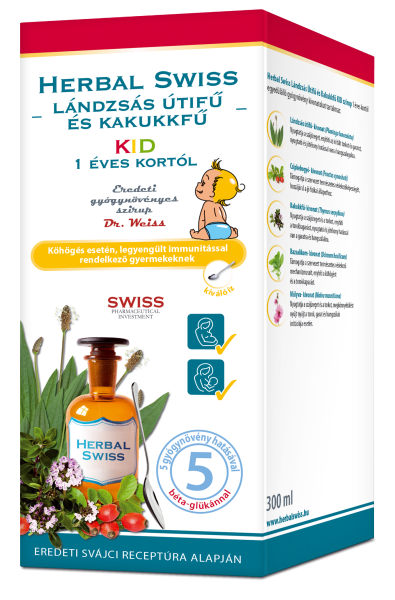 HERBAL SWISS MEDICAL KID szirup, 300 ml