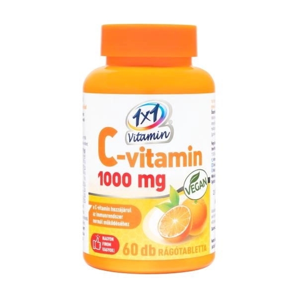 1x1 Vitamin C-vitamin 1000 mg rágótabletta 60x