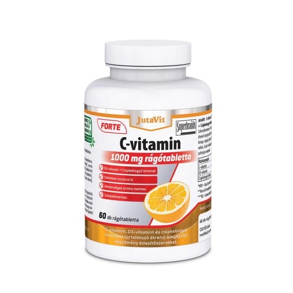 JutaVit C-vitamin 1000mg Forte rágótabletta 60db