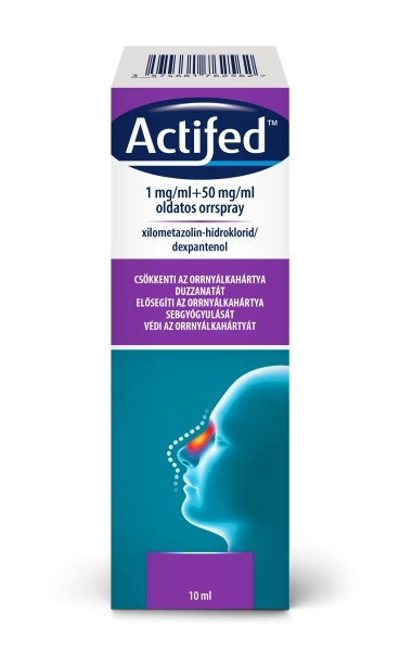 Actifed 1 mg/ml + 50 mg/ml oldatos orrspray, 10 ml