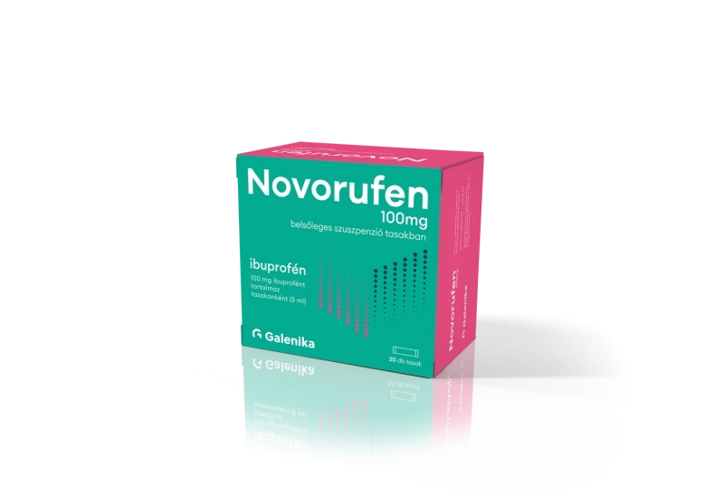 Novorufen 100 mg belsőleges szuszpenzió tasakban, 20x5 ml