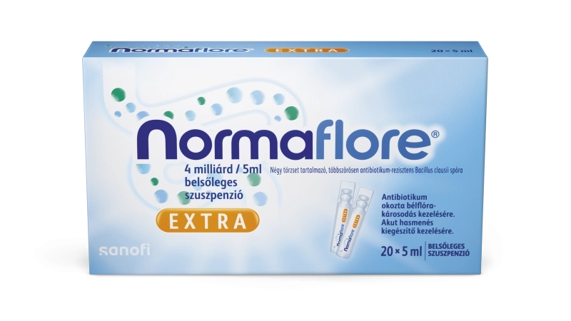 Normaflore Extra 4 milliárd/5 ml belsőleges szuszpenzió, 20 db
