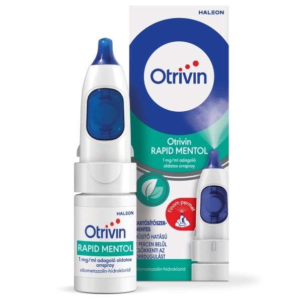 Otrivin RAPID MENTOL 1 mg/ml adagoló oldatos orrspray, 10 ml
