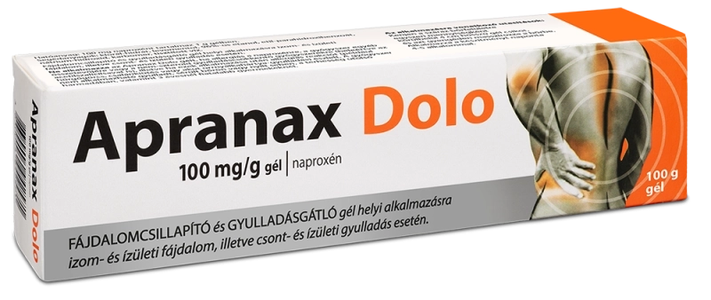 Apranax Dolo 100 mg/g gél, 100 g