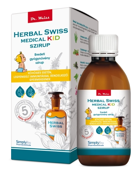 HERBAL SWISS Medical KID szirup 150 ml