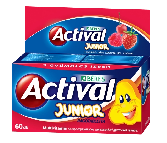 Actival Junior rágótabletta, 60 db