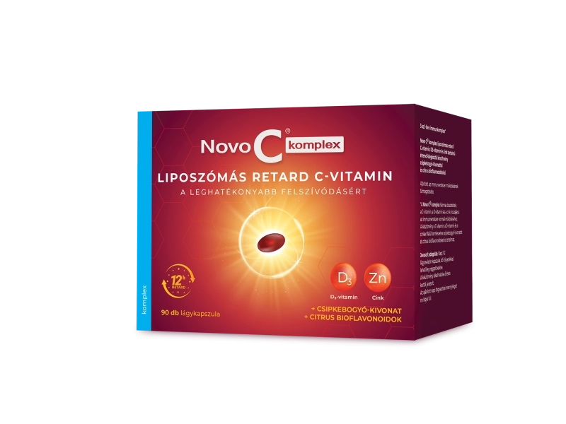 Novo C® komplex liposzómás retard C-vitamin, 90 db